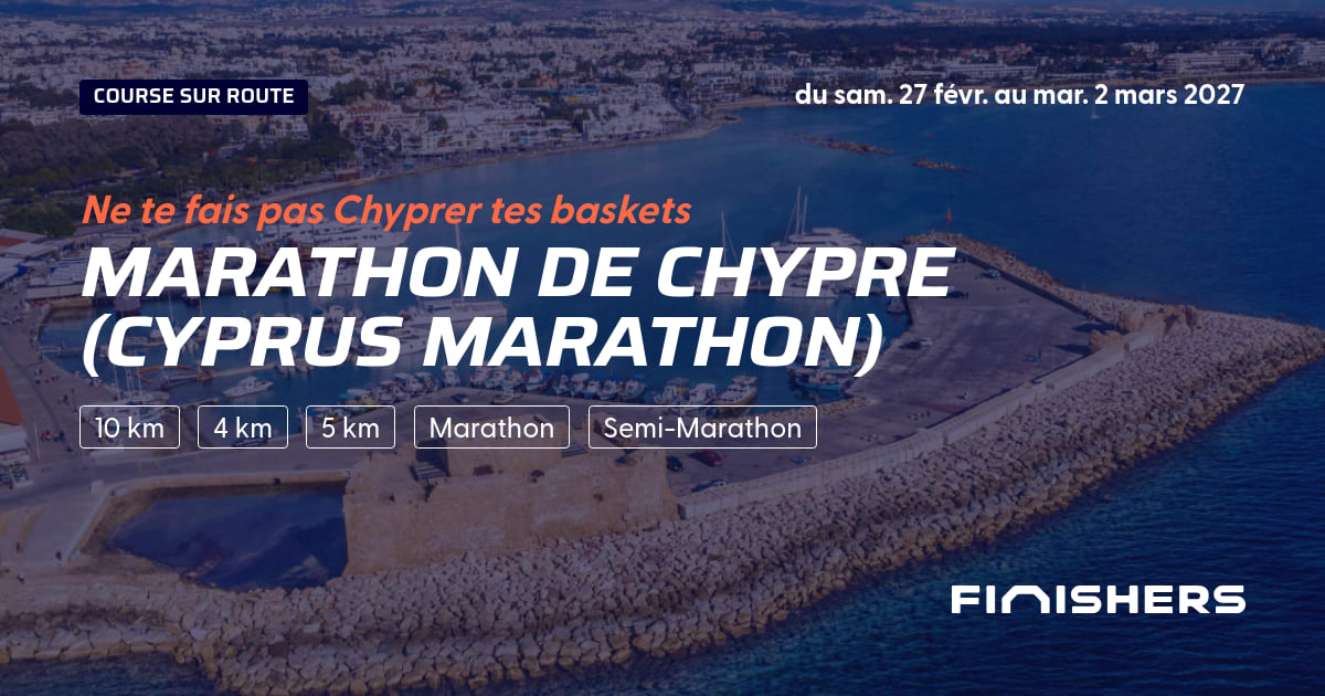 🏃 Marathon de Chypre (Cyprus Marathon) 2027 - Parcours, inscriptions ...