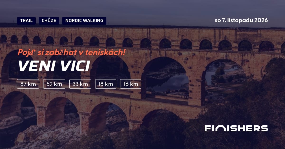 🏃 Veni Vici 2026 - Informace o závodu a registrační proces | Finishers