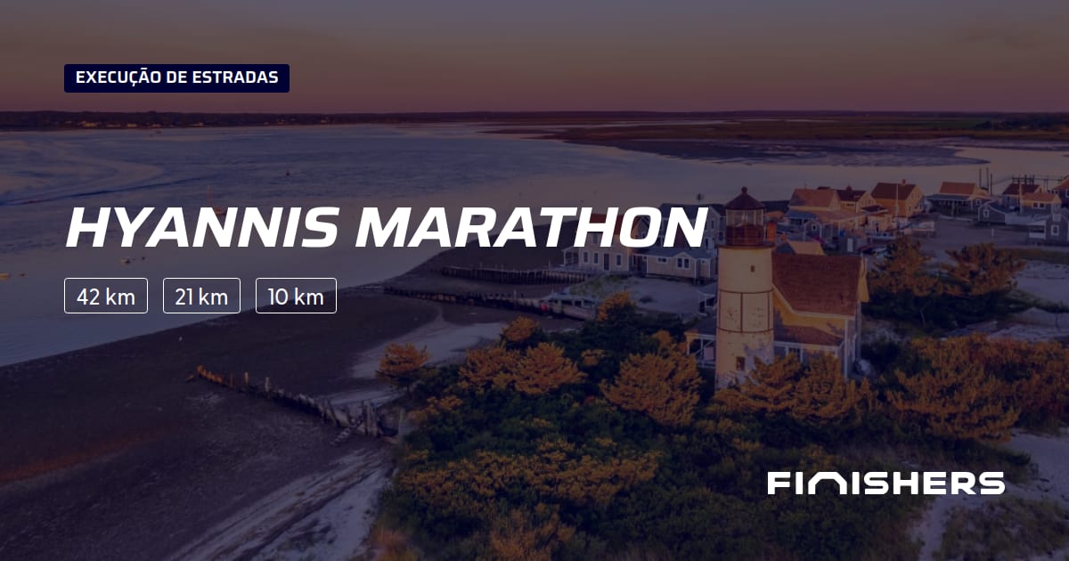 🏃 Hyannis Marathon 2025 Percursos, inscrições e resultados Finishers