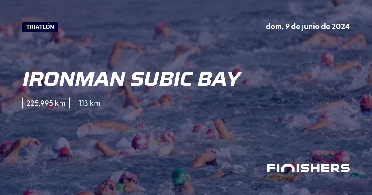 🏃 Ironman Subic Bay 2024 Toda la información sobre los recorridos e