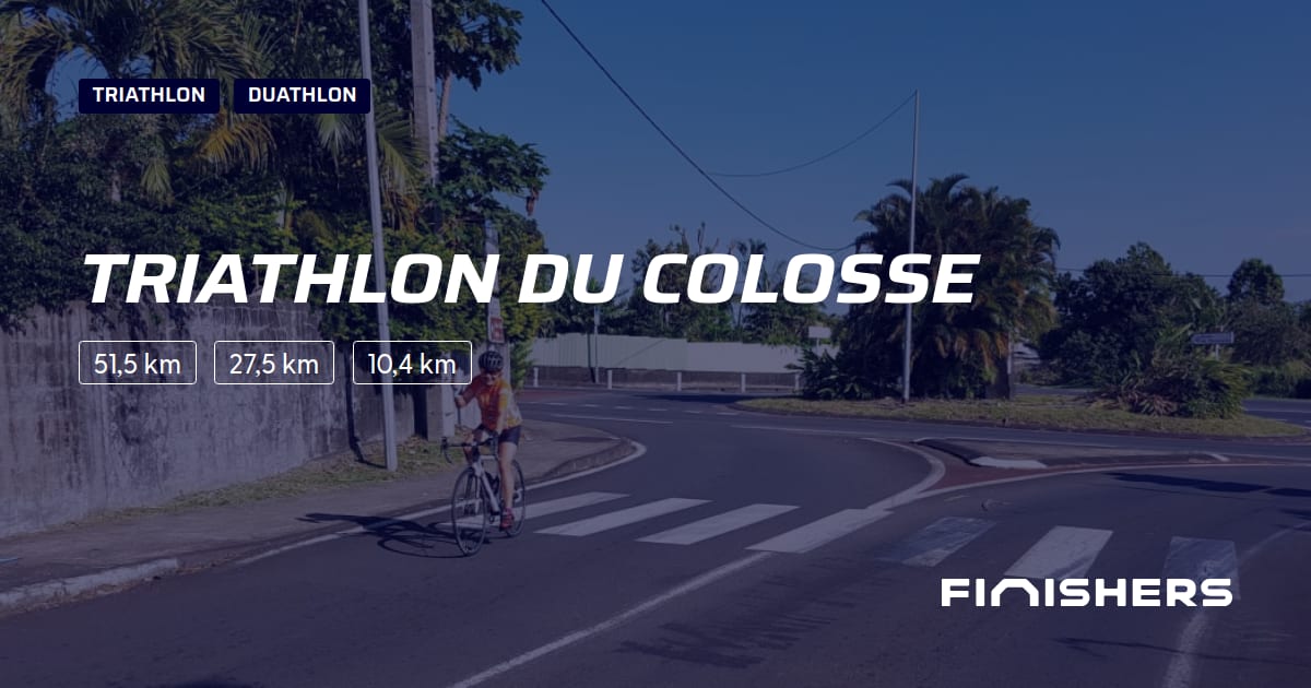 🏃 Triathlon du Colosse 2025 Parcours, inscriptions & résultats