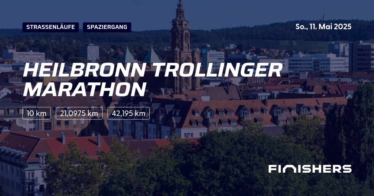 🏃 Heilbronn Trollinger Marathon 2025 Alle Strecken, Ergebnis und