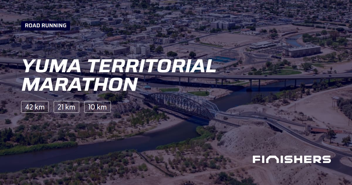 🏃 Yuma Territorial Marathon 2025 Rute, tilmelding og resultater