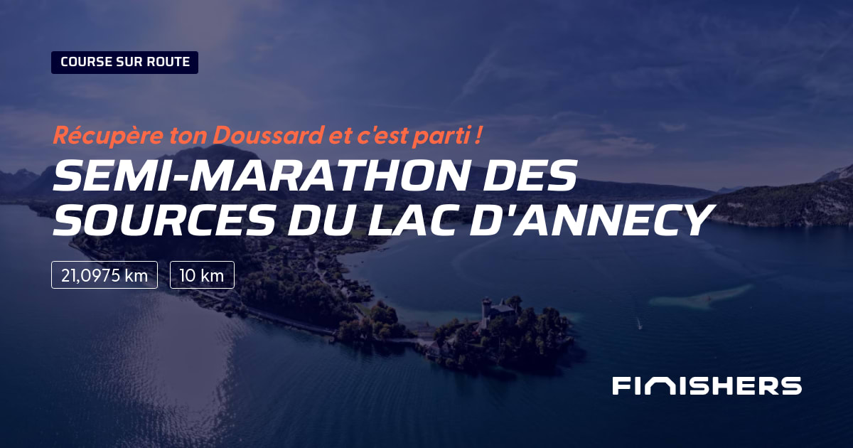 ð Semi-Marathon des Sources du Lac d'Annecy 2024 - Parcours