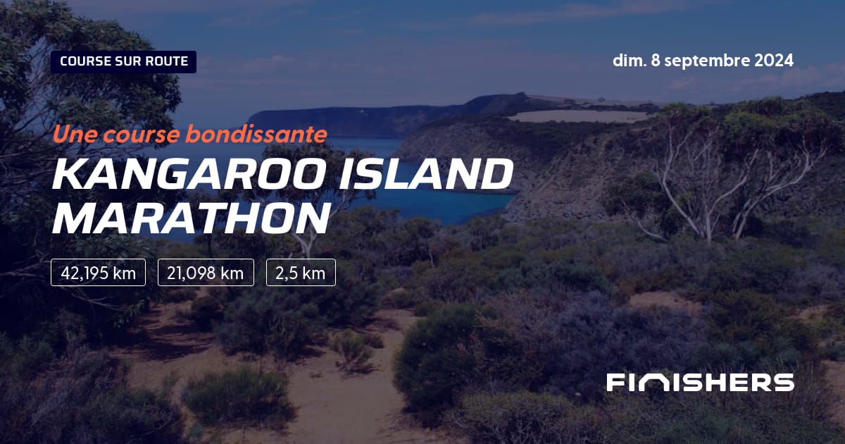 🏃 Kangaroo Island Marathon 2024 Parcours, inscriptions & résultats