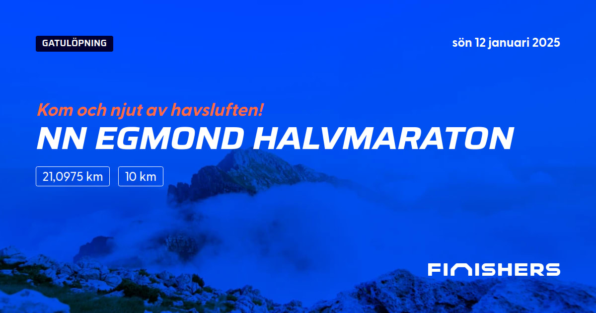 🏃 NN Egmond Halvmaraton 2025 All information om loppet och