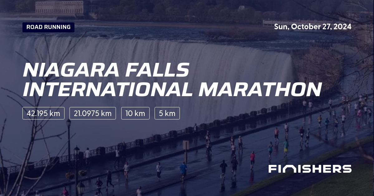 🏃 Niagara Falls International Marathon 2024 All the information about