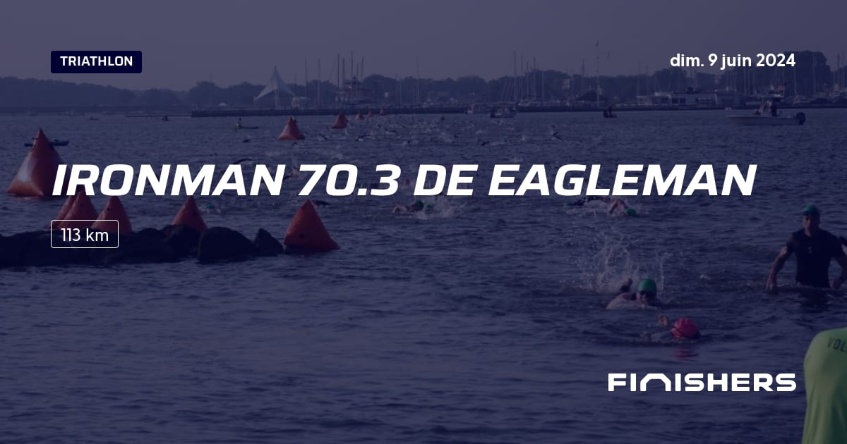 🏃 Ironman 70.3 de Eagleman 2024 Parcours, inscriptions & résultats