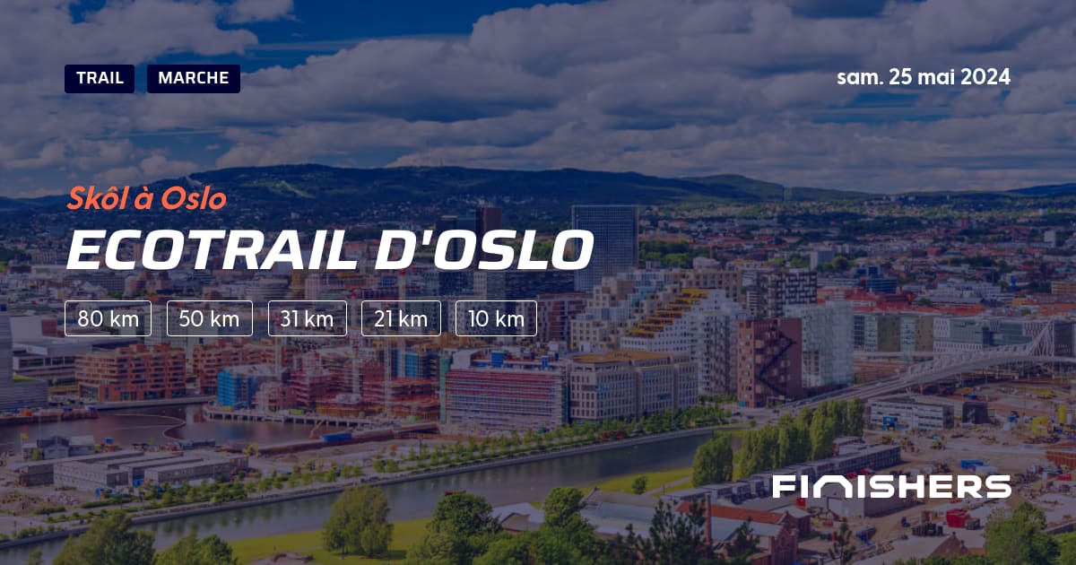 🏃 EcoTrail d'Oslo 2024 Parcours, inscriptions & résultats Finishers