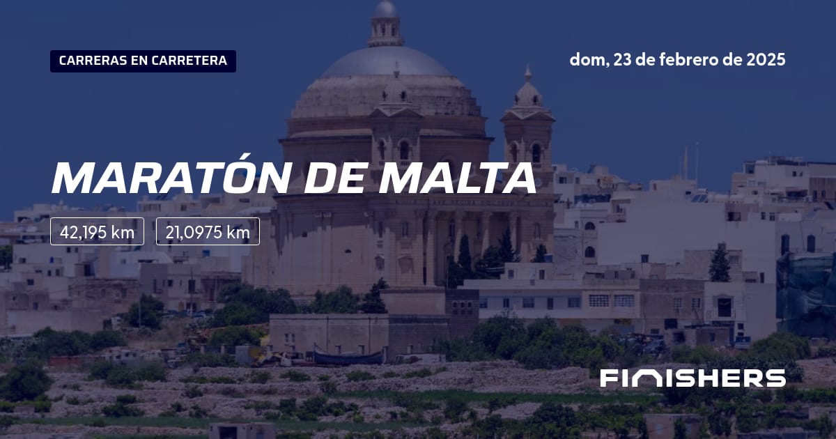 🏃 Maratón de Malta 2025 Toda la información sobre los recorridos e
