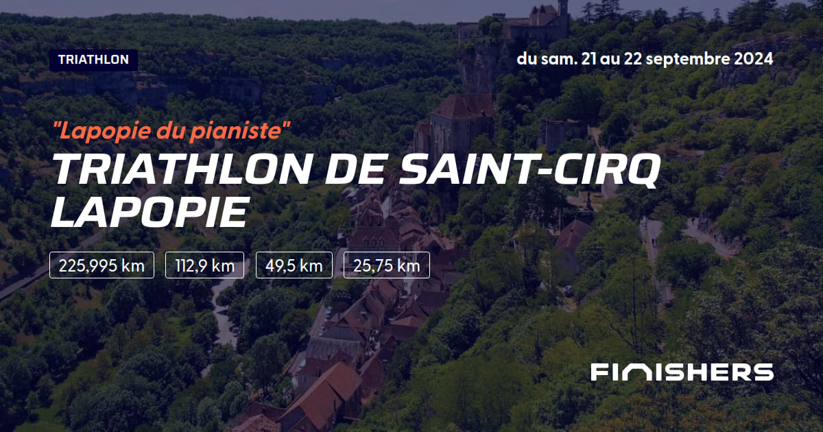 🏃 Triathlon de SaintCirq Lapopie 2024 Parcours, inscriptions