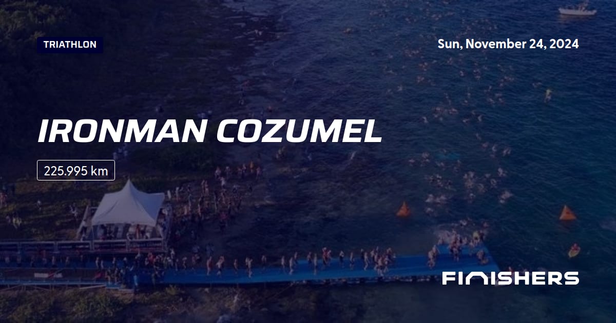 🏃 Ironman Cozumel 2024 All the information about the race and registration process Finishers
