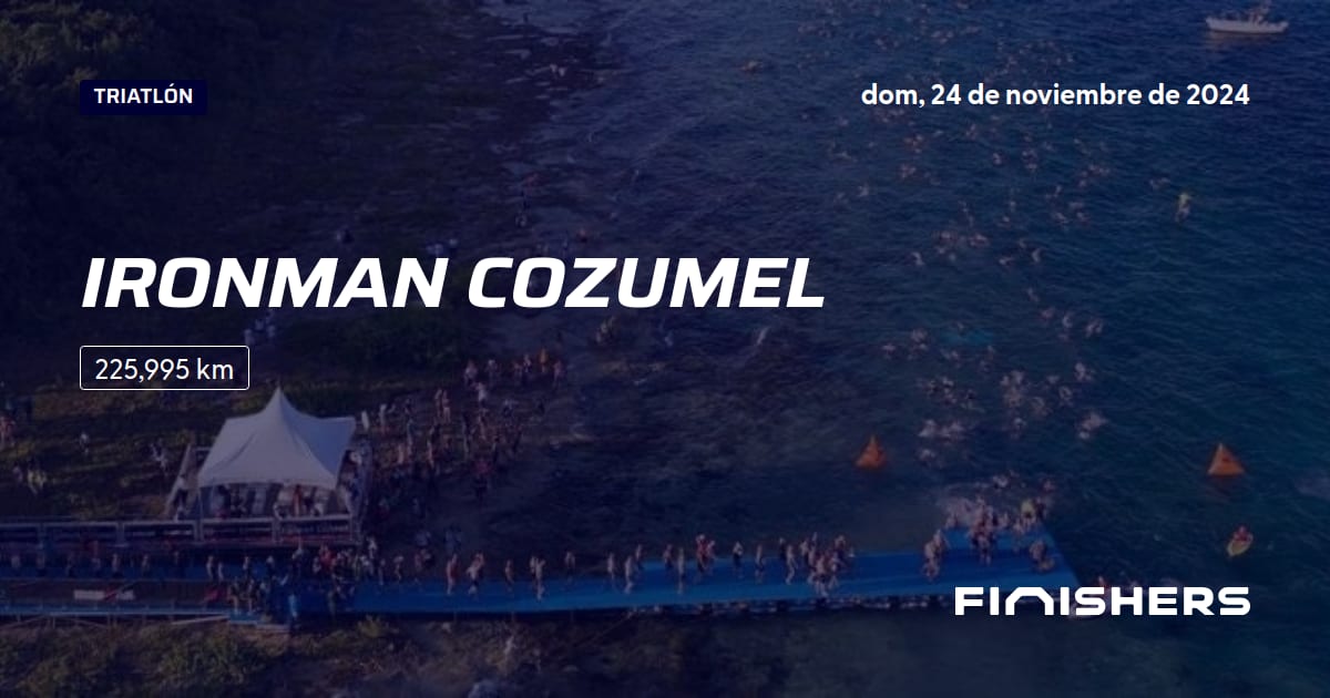 🏃 Ironman Cozumel 2024 Toda la información sobre los recorridos e