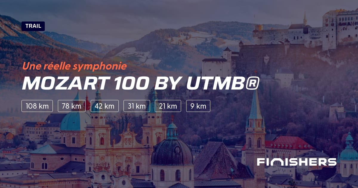 🏃 Mozart 100 by UTMB® 2024 Parcours, inscriptions & résultats Finishers