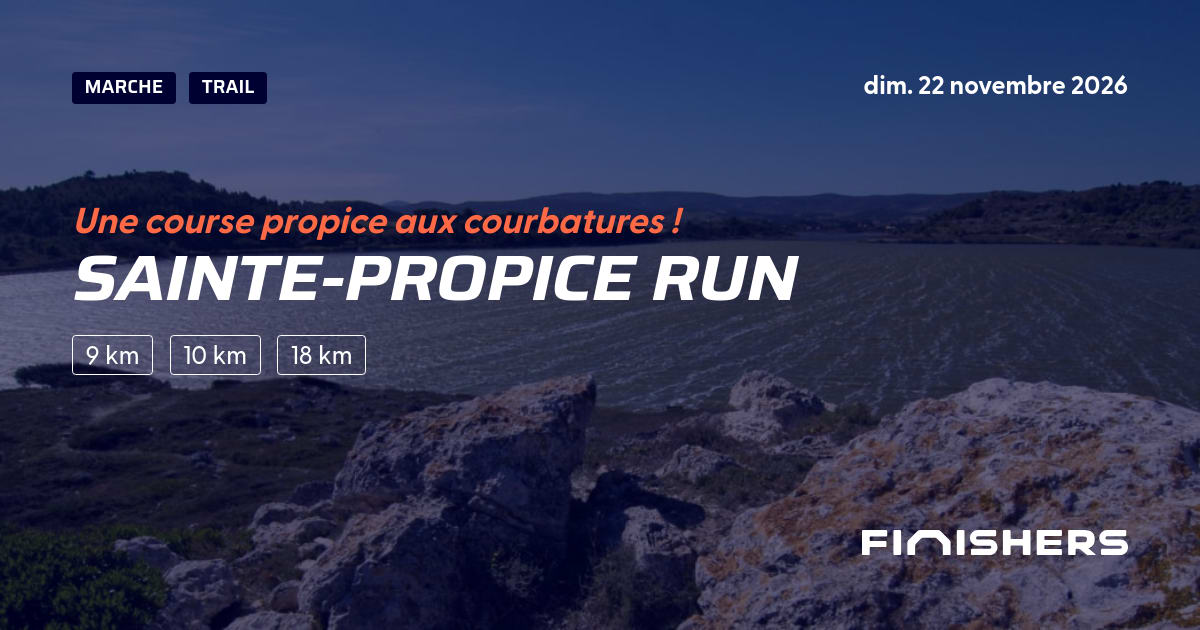 🏃 Sainte-Propice Run 2026 - Parcours, inscriptions & résultats | Finishers