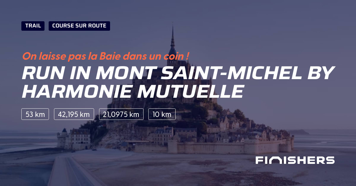 🏃 Run in Mont SaintMichel by Harmonie Mutuelle 2025 Parcours
