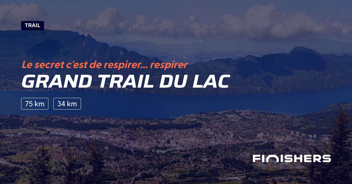 🏃 Grand Trail du Lac 2023 Parcours, inscriptions & résultats Finishers