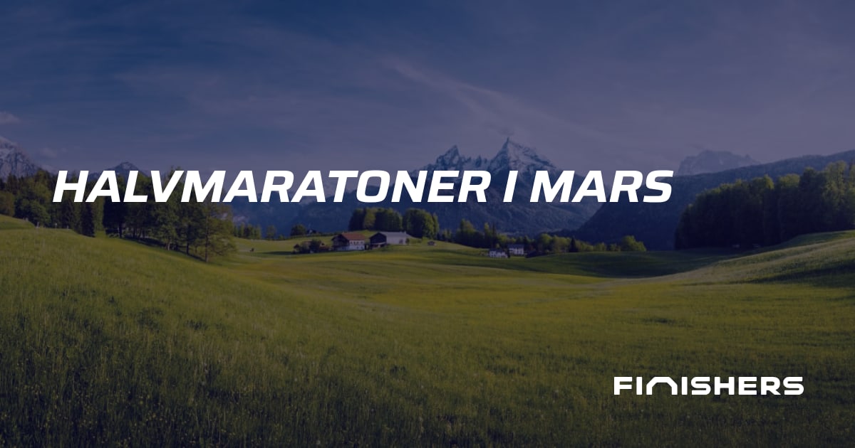 🏃 Halvmaratoner i Mars | Finishers