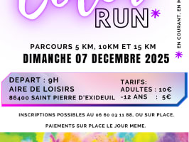 Color Run de l'US Civray Basket-ball