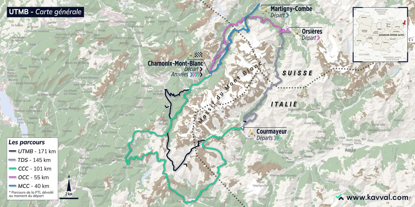 🏃 UTMB® 2024 Parcours, inscriptions & résultats Finishers