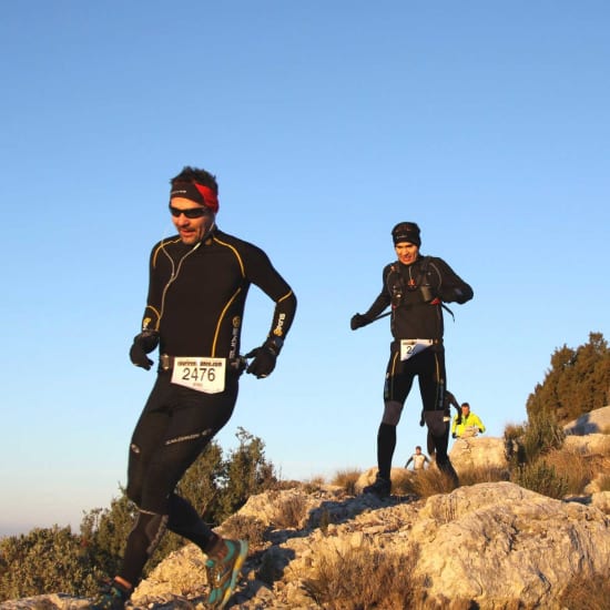 Runners at a race event