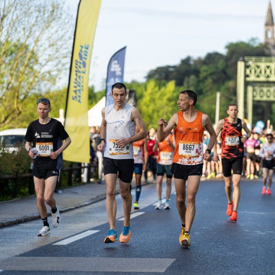 Runners at a race event