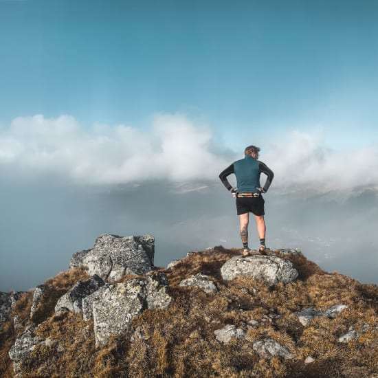 Runners at a race event