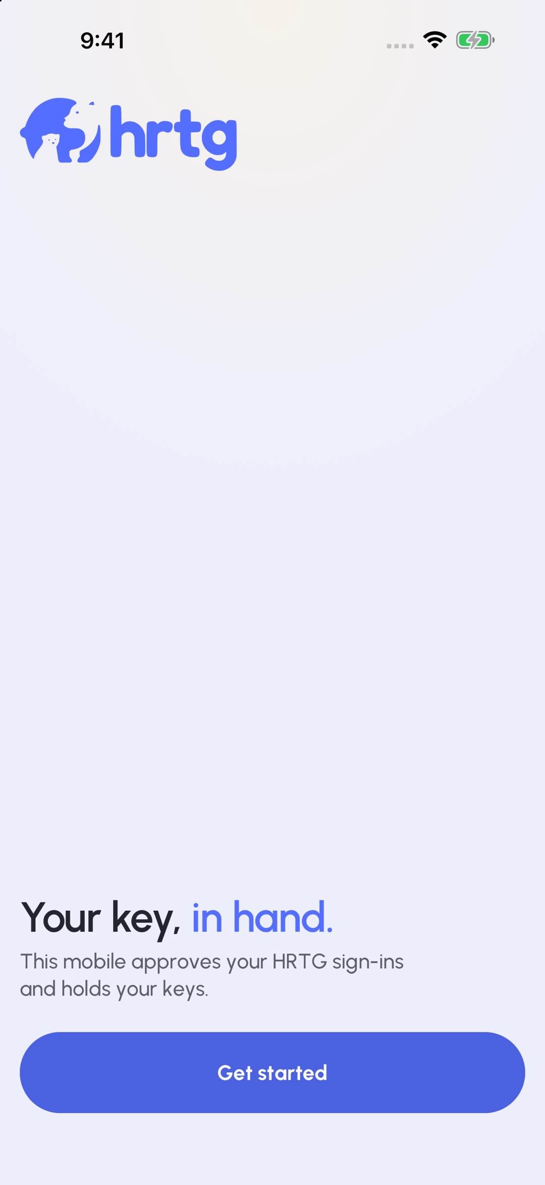 The HRTG app: registering an account, approving a sign-in and seeing your devices