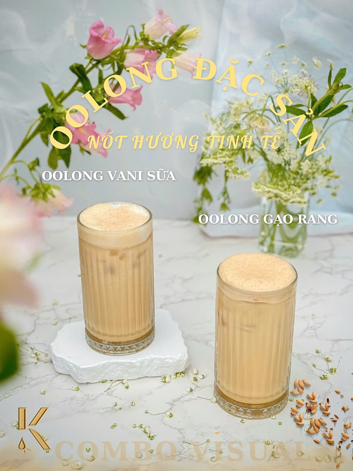 Trà Sữa Oolong Gạo Rang