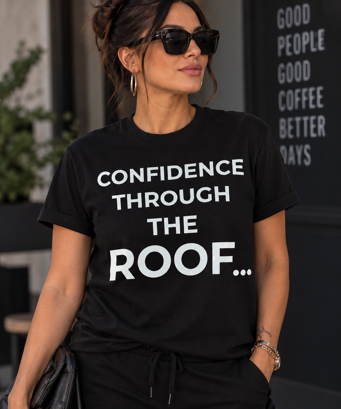 CONFIDENCE THROUGH THE ROOF...