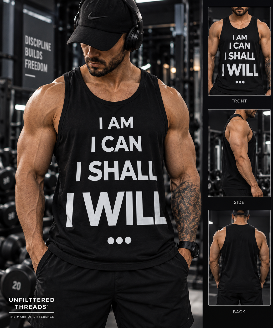 I AM I CAN I SHALL I WILL...