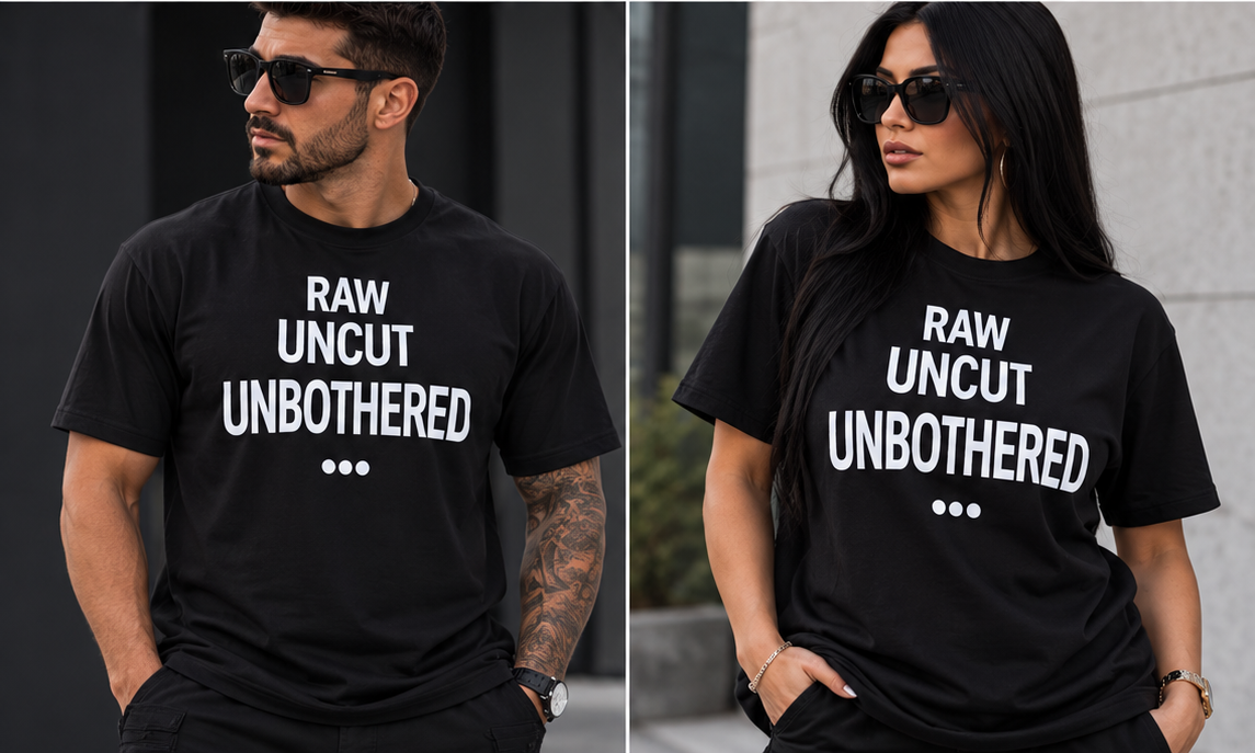 RAW UNCUT UNBOTHERED...