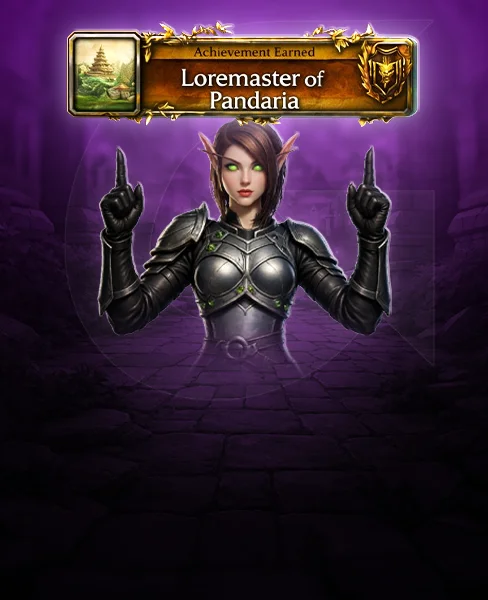 Loremaster of Pandaria Achievement