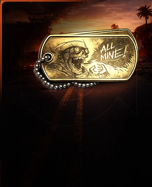 Winner Take All Dog Tag