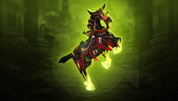 Fiery Warhorse Mount For Sale