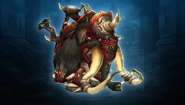 Grand Black War Mammoth Mount For Sale