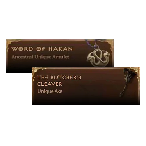 Unique Items Farming