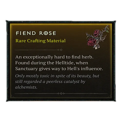 Fiend Rose Farming