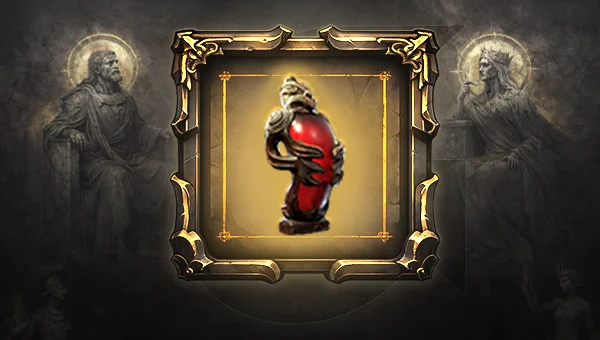 PoE 2 Blood of the Warrior Flask For Sale