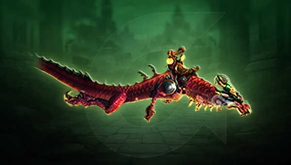 Crimson Cloud Serpent Mount For Sale