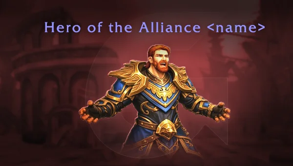Hero of the Alliance Title Boost