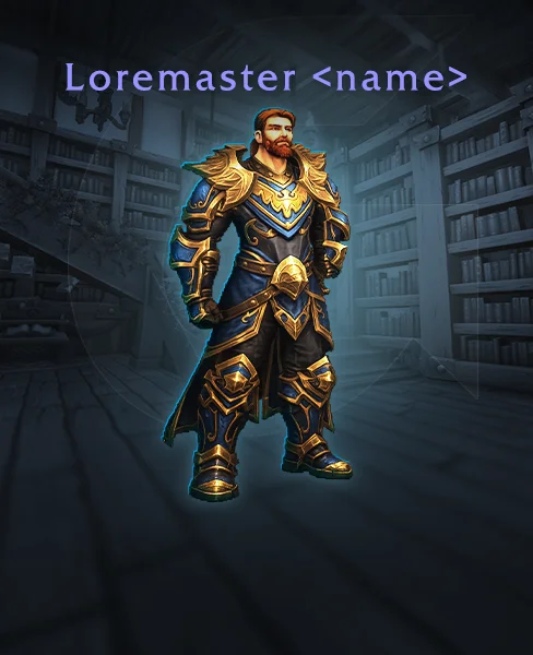 Loremaster Title