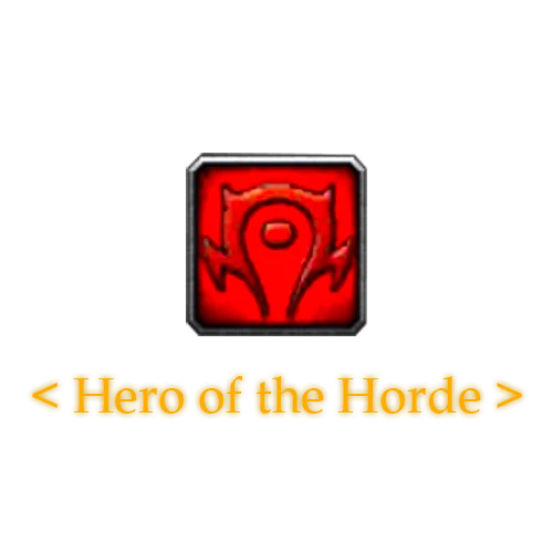 Hero of the Horde Title