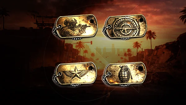 Gold Dog Tags Bundle