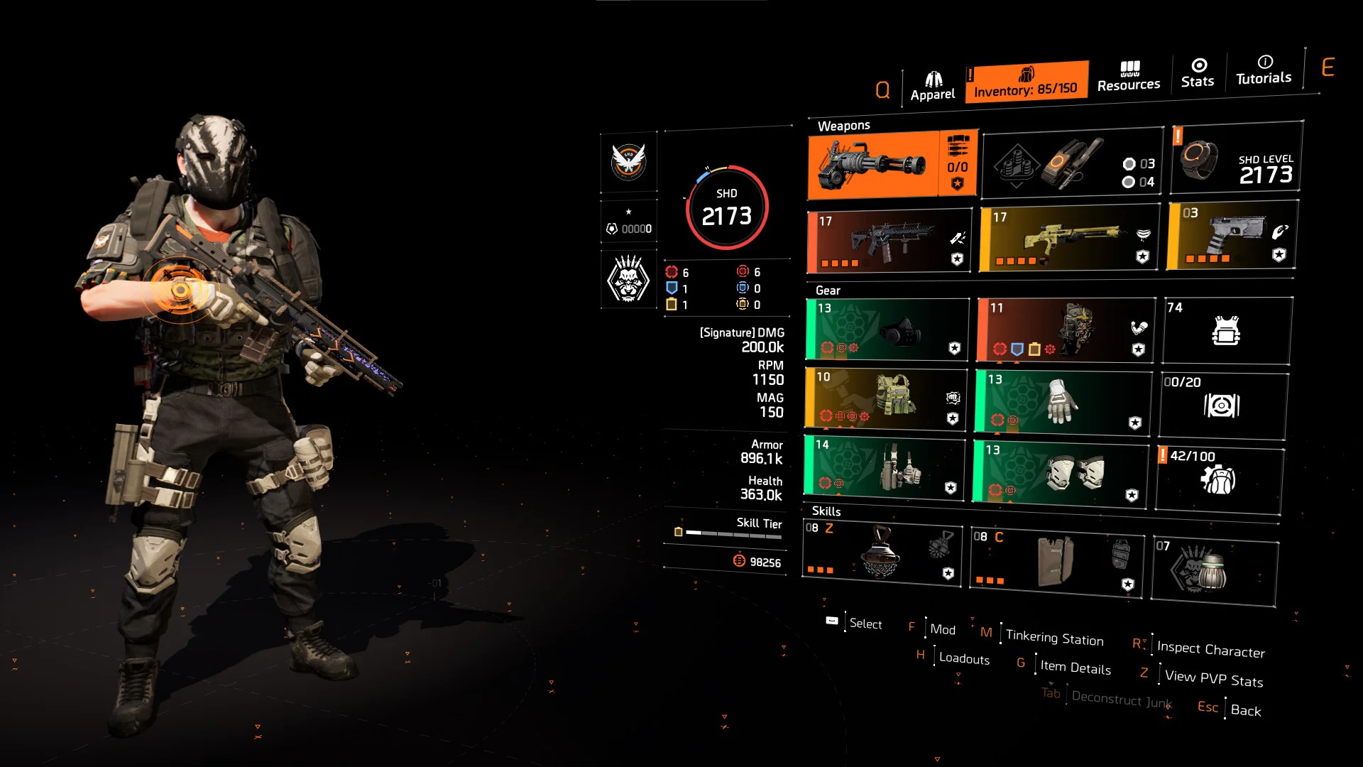St Elmo's Striker Build for Legendary