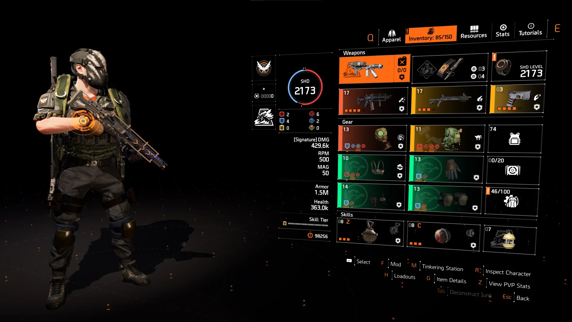 Umbra AR PvP Build