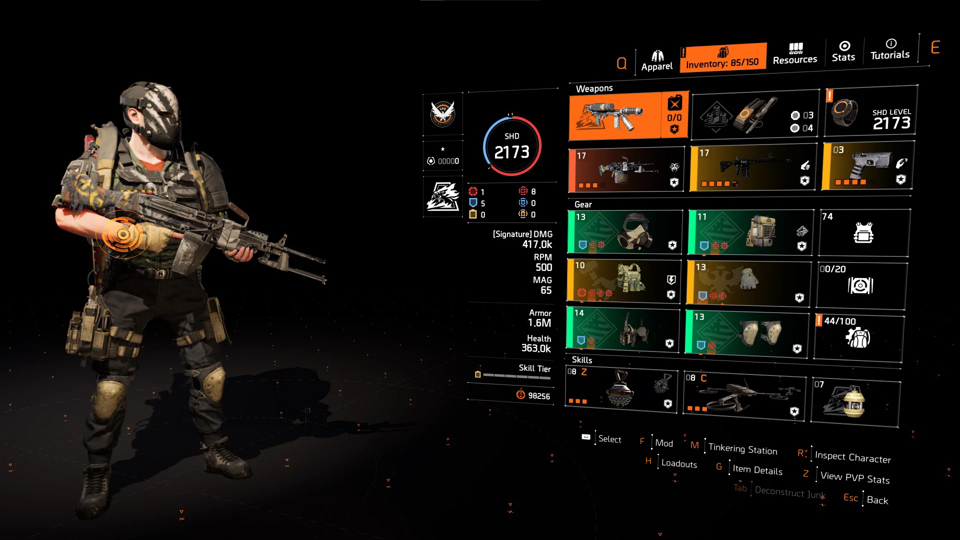 True Patriot Pestilence PvP Build