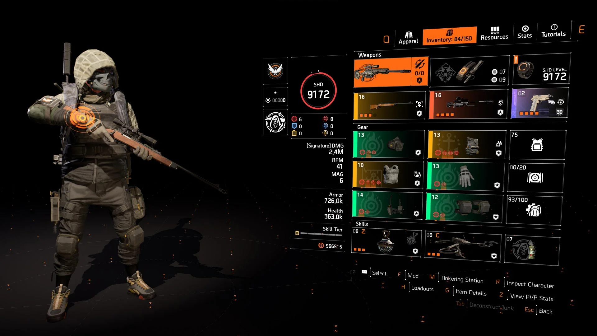 Headhunter Determined Build