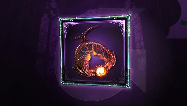 Melted Heart of Selig Mythic Unique Amulet