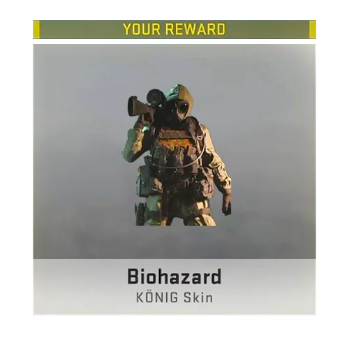 Biohazard König Skin